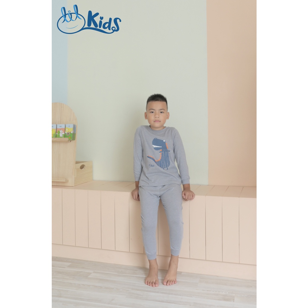 Bộ quần áo dài tay kid cho bé gái và bé trai từ 5y đến 9y little love (KIDBD01)