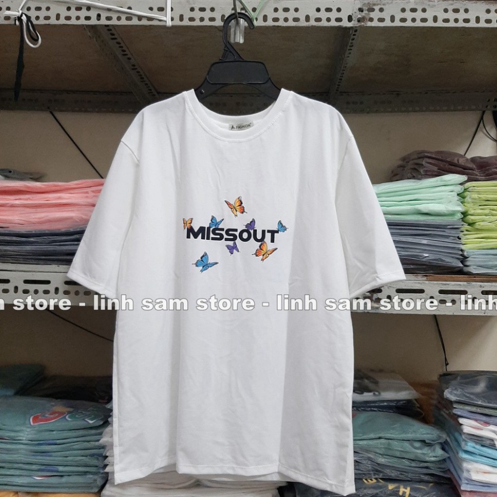 Áo thun in tay lỡ nữ form rộng dáng Unisex - Ulzzang mặc cặp, nhóm, lớp hình BƯỚM MISSOUT BUTTERFLY-AT03 | BigBuy360 - bigbuy360.vn