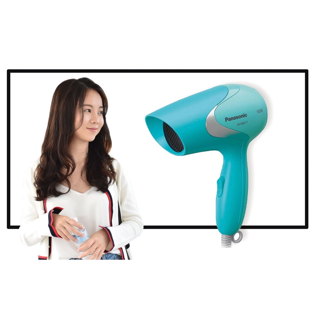 Máy sấy tóc Công suất mạnh 1000W Panasonic EH-ND11, máy xấy mini du lịch,  tiện lợi tại nhà - Chính hãng