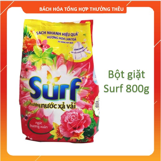 Bột Giặt Surf Ngát Hương Xuân gói 800g