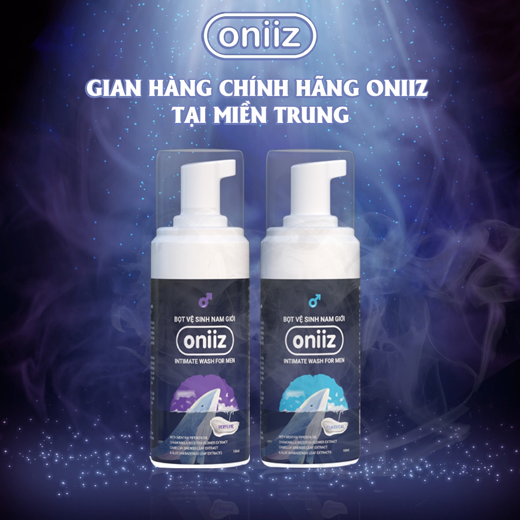 Bọt vệ sinh nam giới Oniiz - Dung dịch vệ sinh tạo bọt nam 100ml