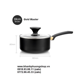 Nồi tay cầm lock&lock - nồi tay cầm đáy từ lock&lock 18cm