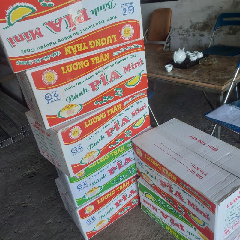Combo 10 gói bánh pía nhân sầu riêng mini