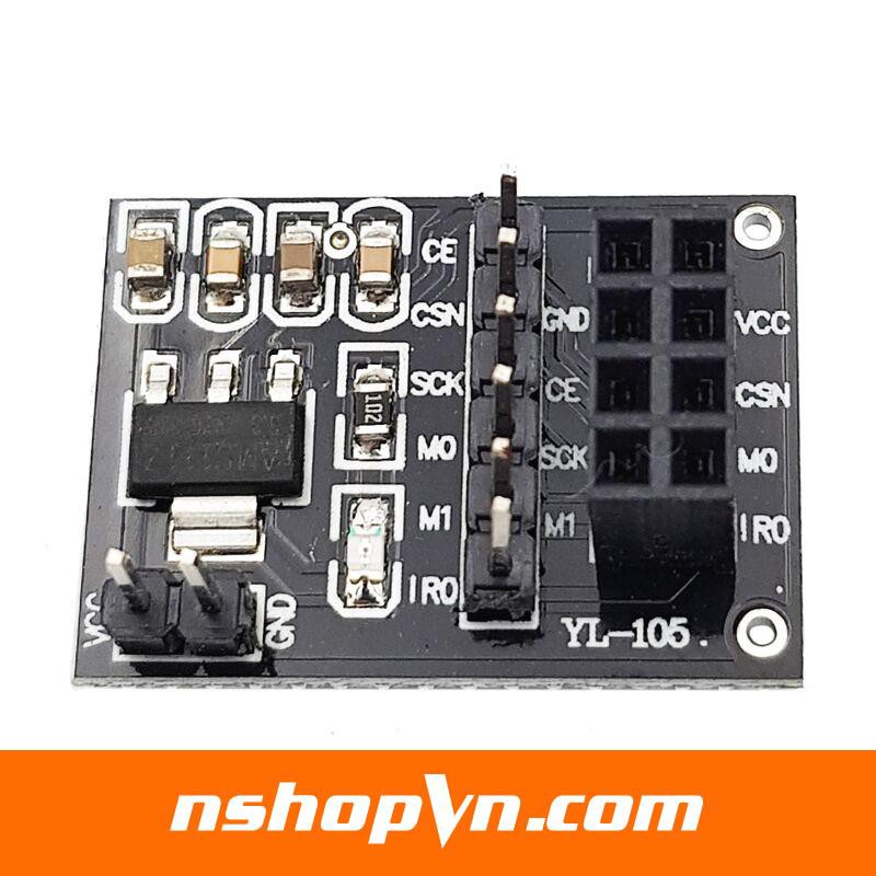 Đế ra chân NRF24L01 có ic ổn áp