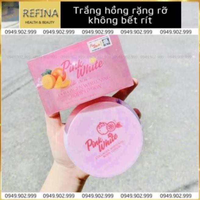 Kem Trắng Da Body Pink white💖FREE SHIP💖 collagen whitening