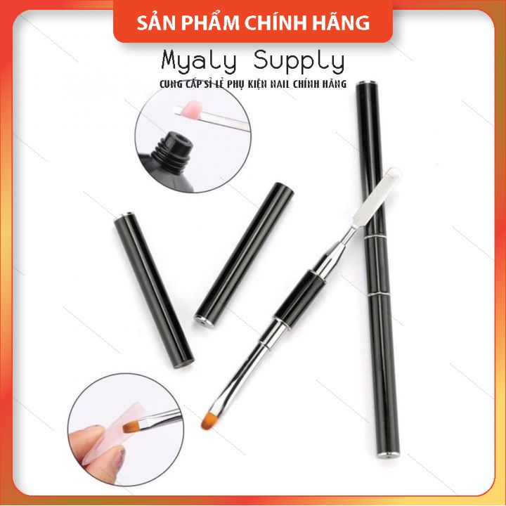 Cọ Đắp Gel Gôm 2 Đầu Cao Cấp SP000593