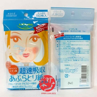 Giấy thấm dầu Kose softymo - Nhật Bản
