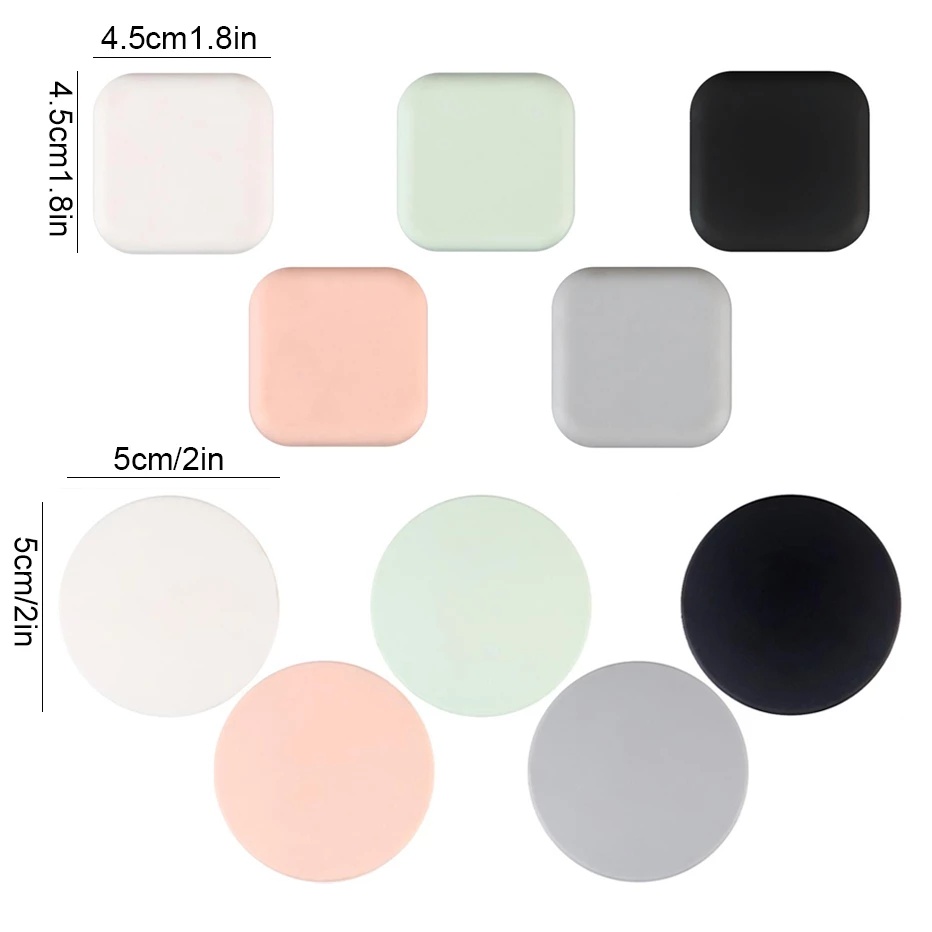 1 Miếng Dán Tường Vuông Bằng Silicone Tự Dính Bảo Vệ Tường-Miếng Silicon Chống Xước Tường