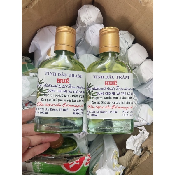 Combo 3 chai Tinh dầu tràm Huế nguyên chất 100ml