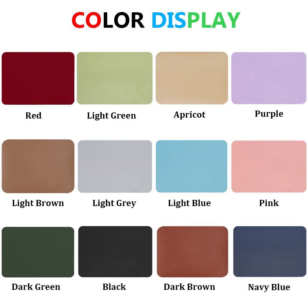 Tấm lót chuột máy tính da pu siêu mềm chống trượt không thấm nước sử dụng thoải mái với nhiều màu bắt mắt tùy chọn