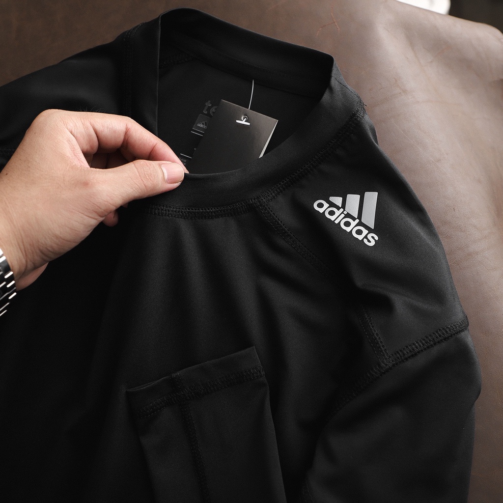 Áo thun thể thao body training chất thun poly mát lạnh, lên form chuẩn, ôm body cực đẹp 9558