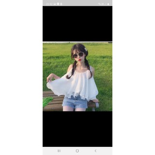 Áo 2 dây tầng bèo siêu xinh ạ