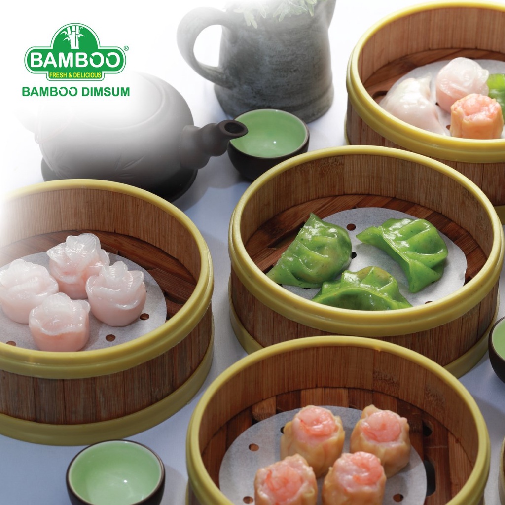 Há Cảo Tôm/Tôm Hẹ/Sò Điệp/Hoa Hồng/Hoành Thánh/Bán Cuốn BAMBOO Gói 300G Mix Vị