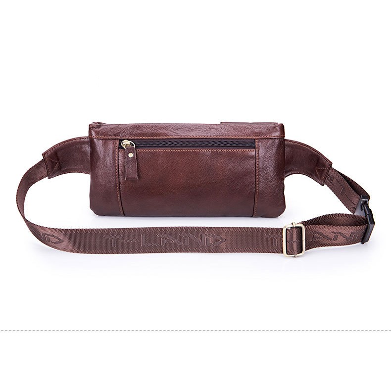 Túi nam đeo chéo, túi bao tử nam da bò thật 2 màu Zachi T54 | BigBuy360 - bigbuy360.vn