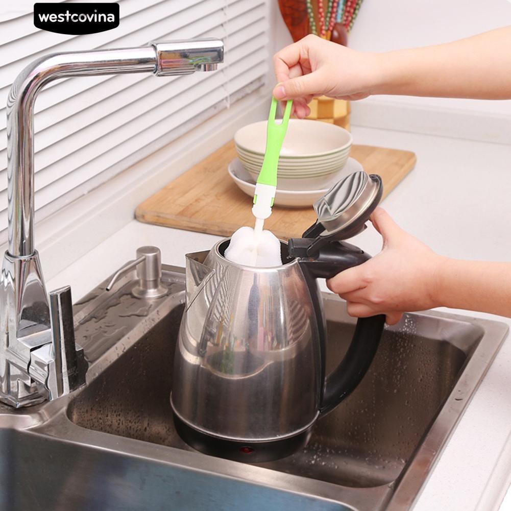 Bàn chải xốp cọ rửa ly chai lọ