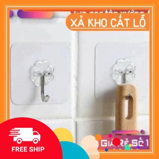 FreeShip] [Thanh Lý] [Sale 1k- FfreeShip] Móc treo dán tường chịu lực siêu chắc, miếng dán tường 1k