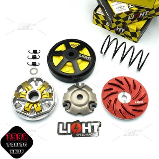 Bộ nồi light speed racing v3 cho xe honda vario, click thái, air blade 125-150, pcx...