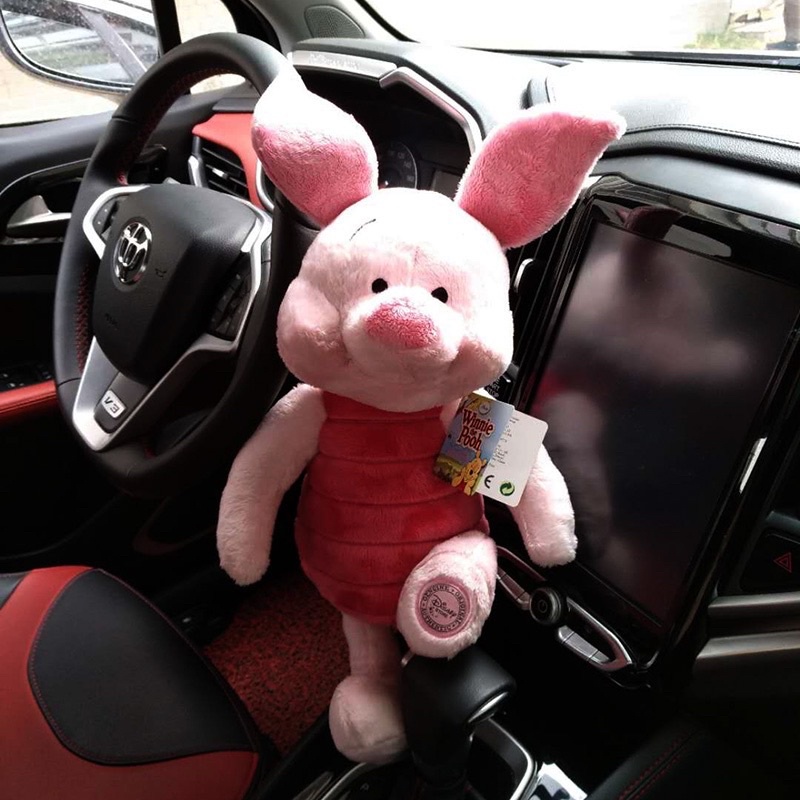 Gấu bông Disney Winnie the Pooh lợn heo Piglet lông xù nhẹ có mộc 40cm