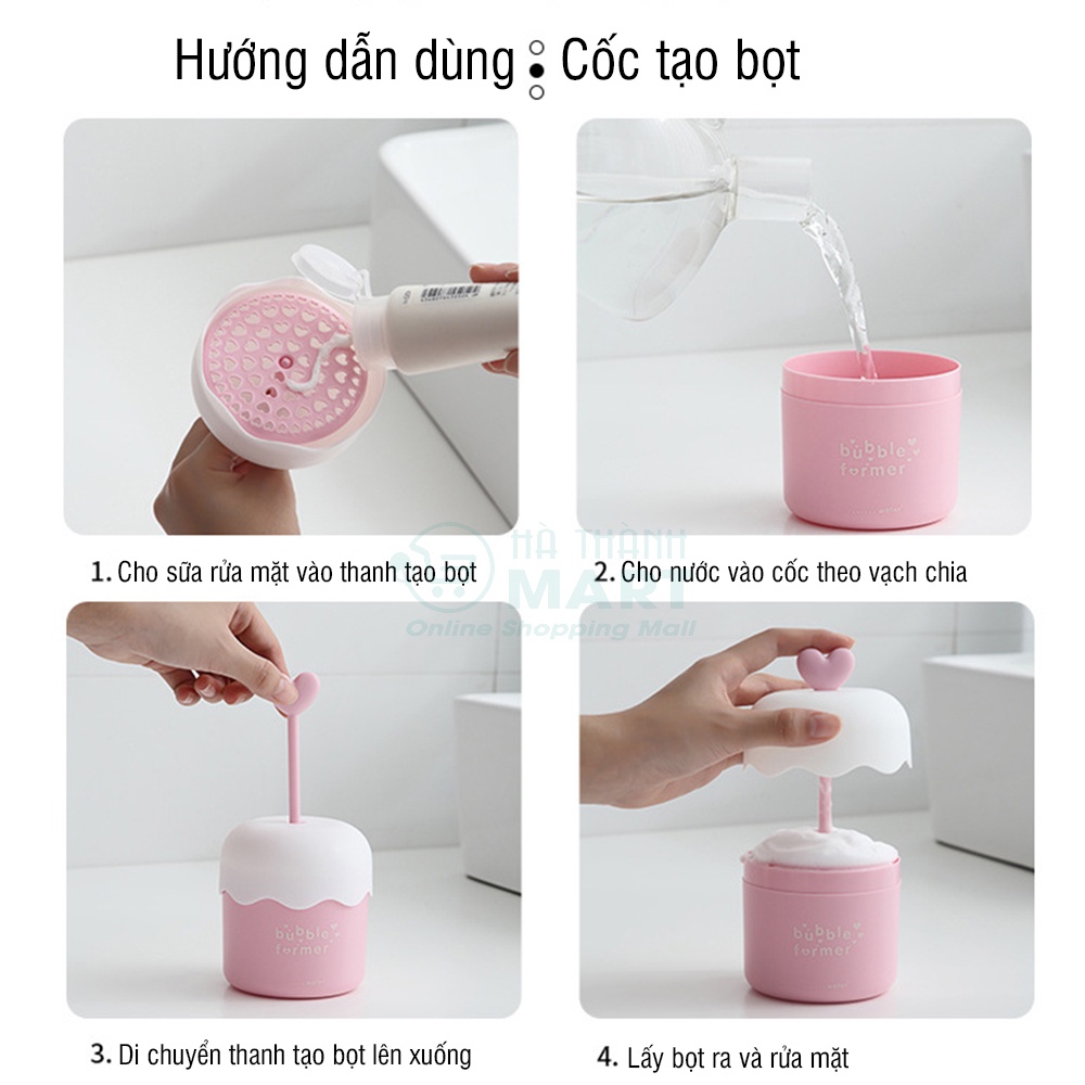 Dụng cụ tạo bọt sữa rửa mặt đồ tạo bọtsữa rửa mặt nhanh giúp rửa mặt sạch sâu hơn Bubble Former