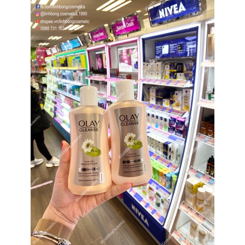 TONER LÀM SẠCH SÂU OLAY CLEANSE WITH BOTANICAL EXTRACT 200ML