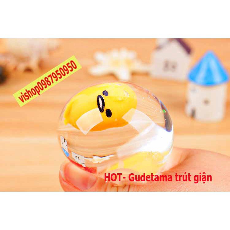 GUDETAMA SQUIShY trút giận trứng biến thái trứng gà trút giận mochi slime squishy