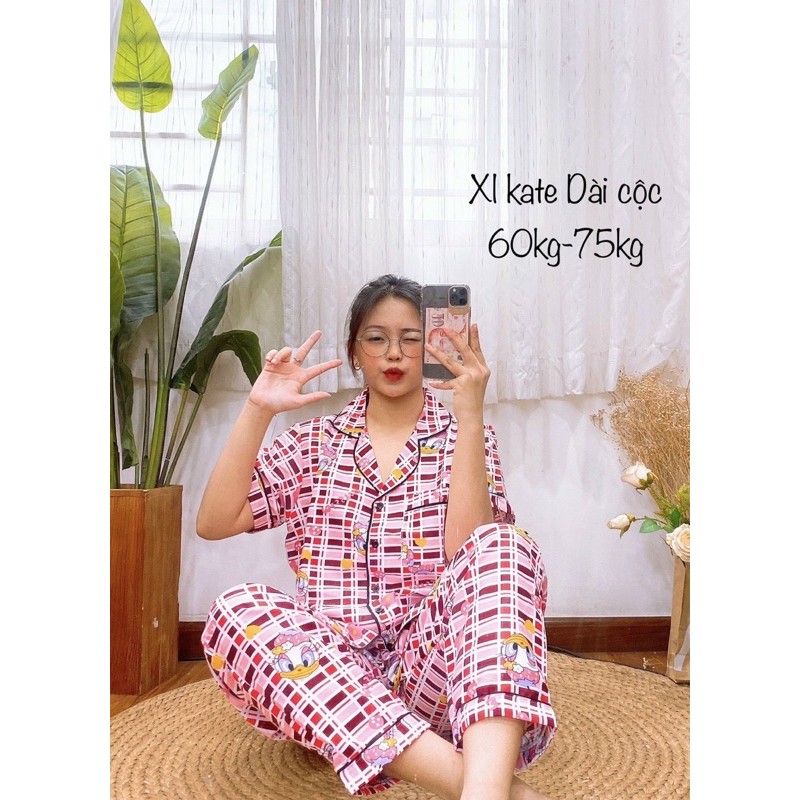 [Bigsize trên 65kg] Đồ bộ mặc nhà Pijama bigsize Kate Thái