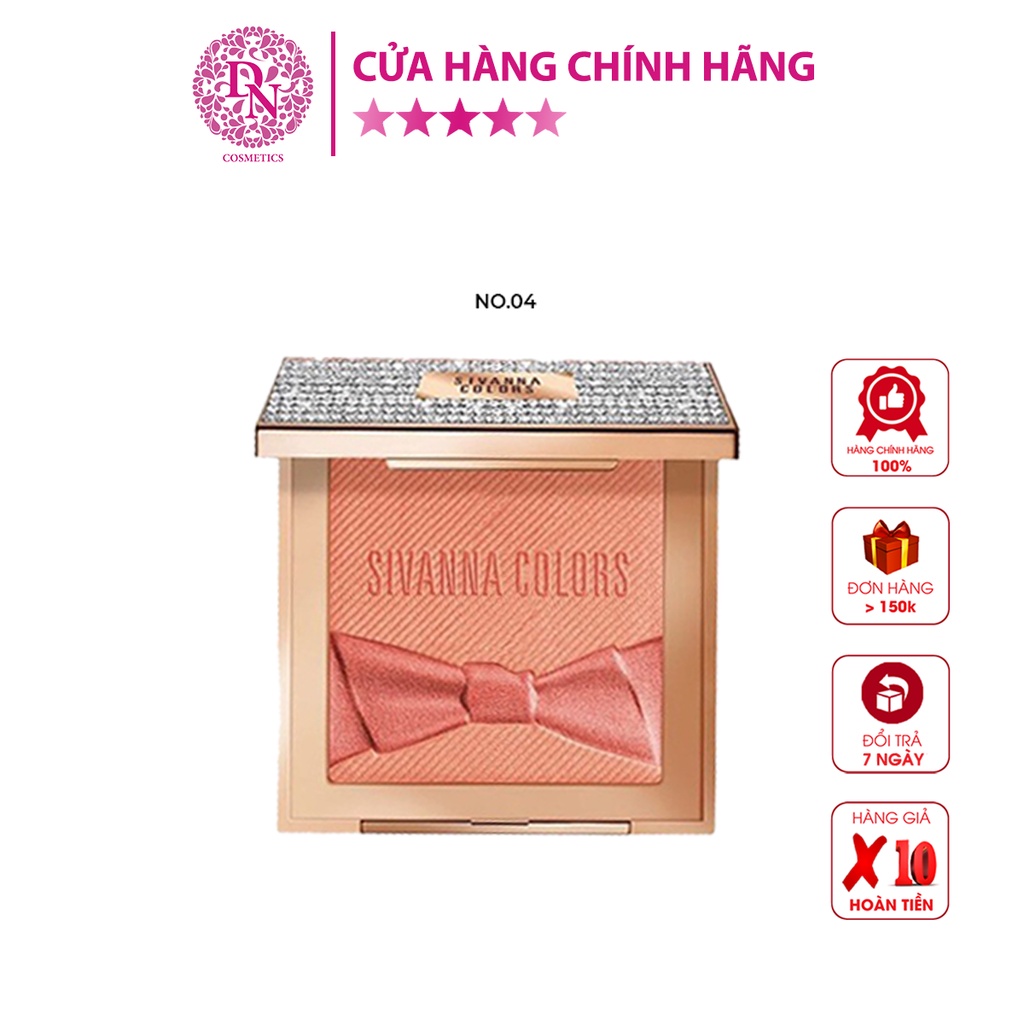 Phấn Má Hồng Sivanna Colors Diamond Rose Essence Oil Blush HF4027 10g