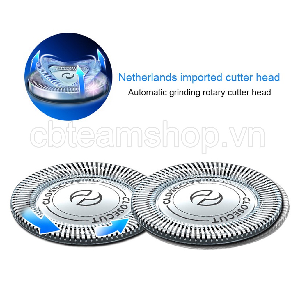 🔥BÁN HOT🔥 Philips PQ190 Máy Cạo Râu Chạy Bằng Pin Có Thể Sạc Lại Tiện Dụng Cho Nam