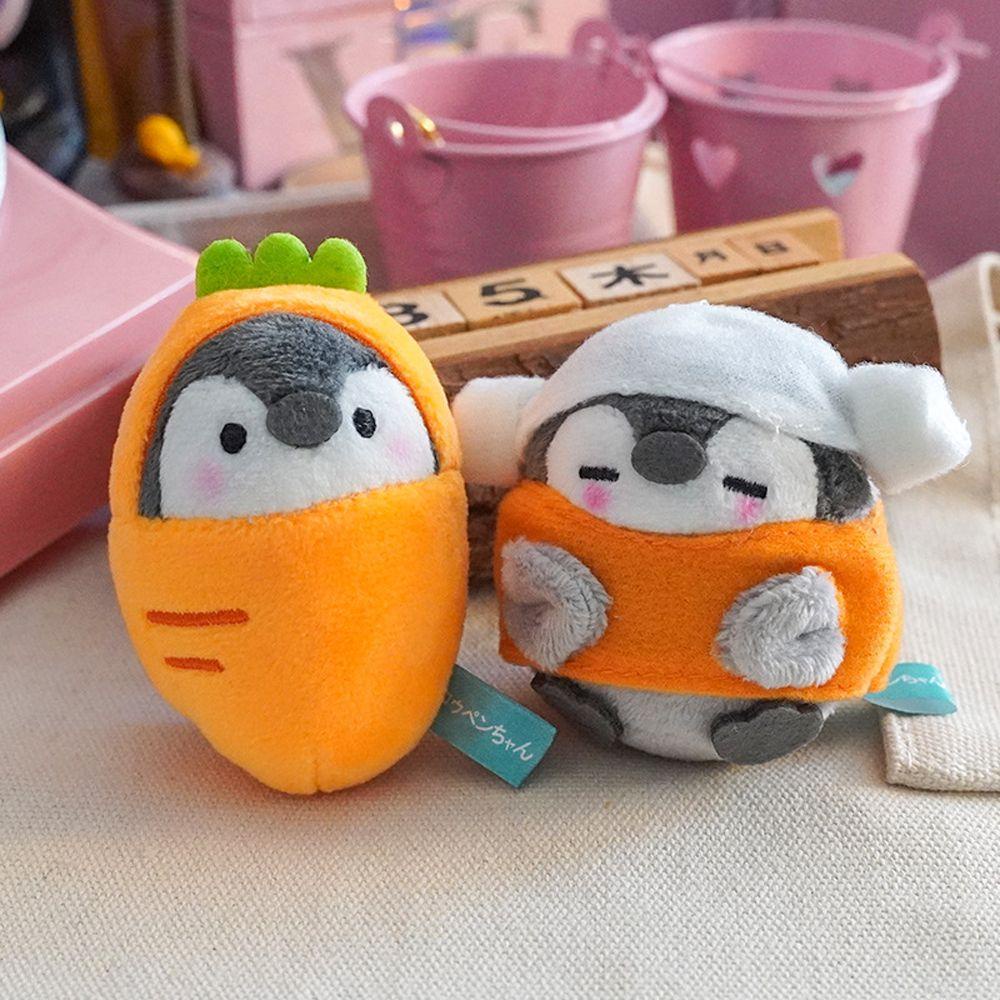 HARRIETT Móc Khóa Hình Khủng Long / Chim Cánh Cụt / Cây Kem Nhồi Bông Đáng Yêu Giá Đỡ