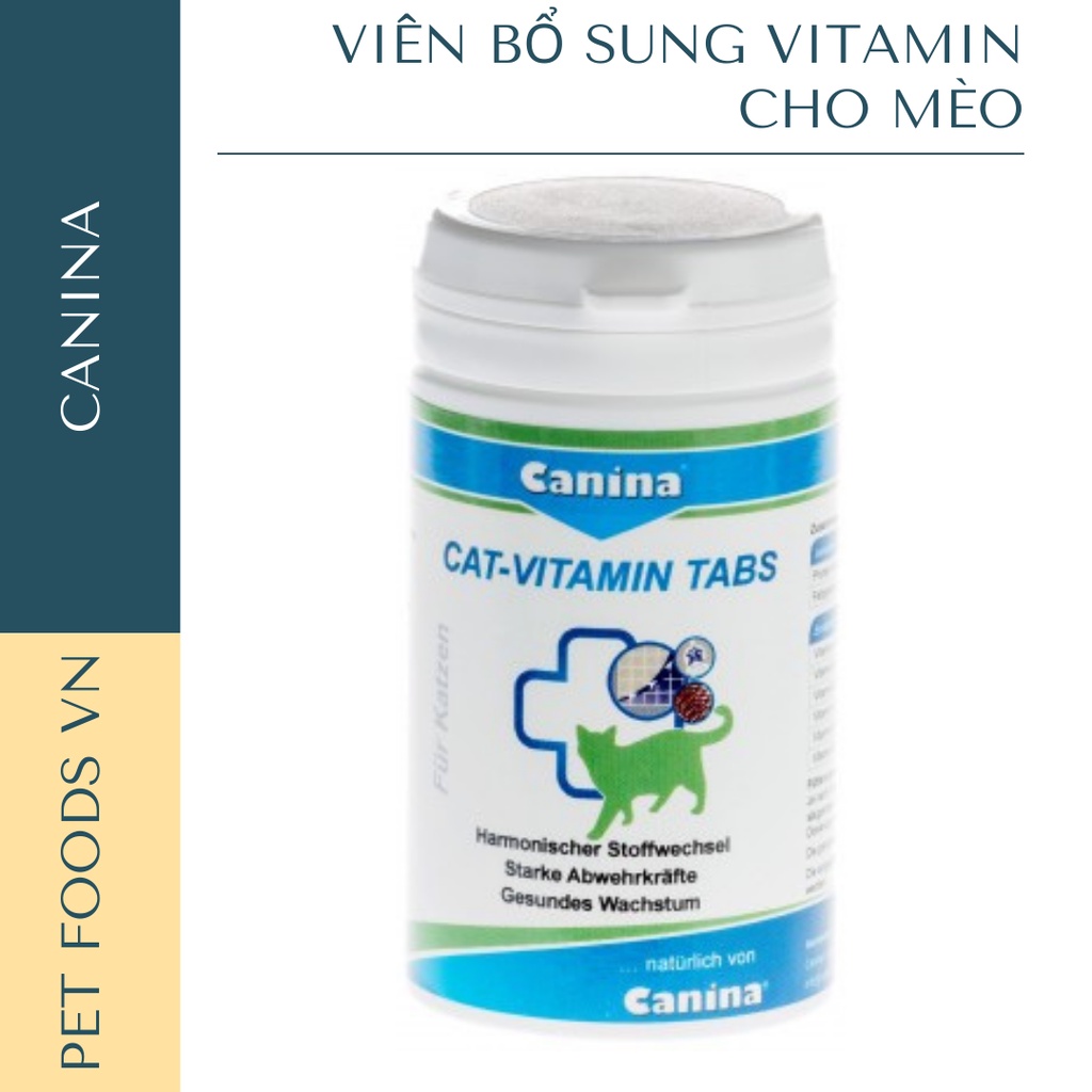 Vitamin cho mèo CANINA Cat-Vitamin Tabs dạng viên