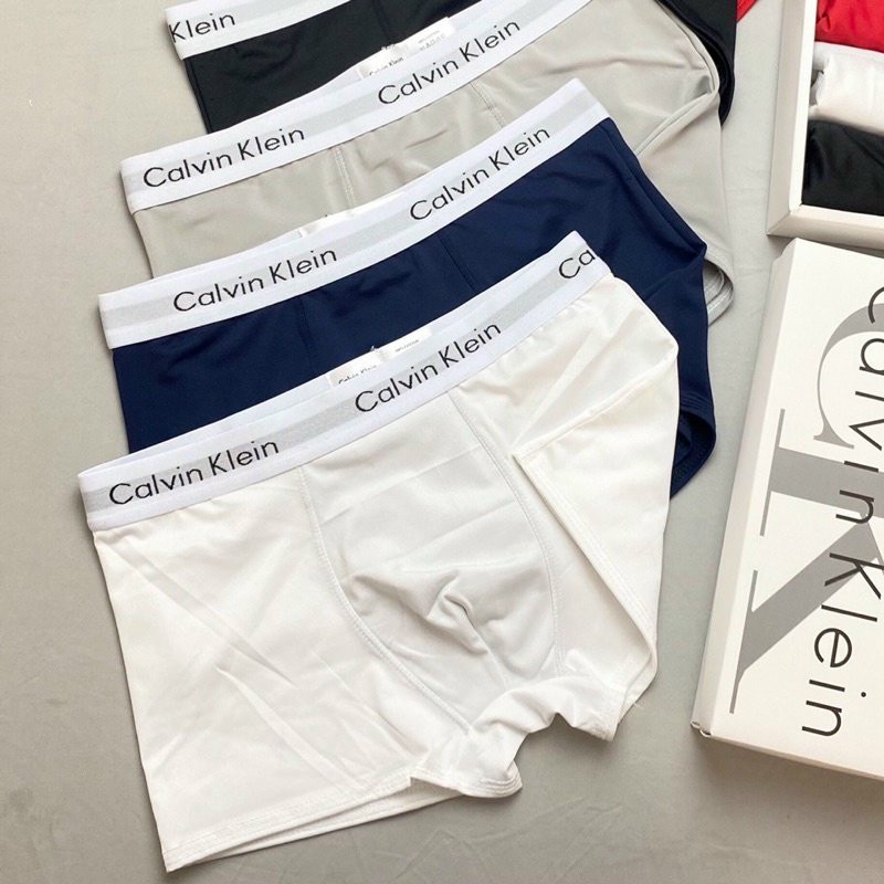 Hộp 4 Quần sịp đùi nam chất thun lạnh cao cấp, cạp to, thoáng mát, co giãn đủ màu, mã DPCK2