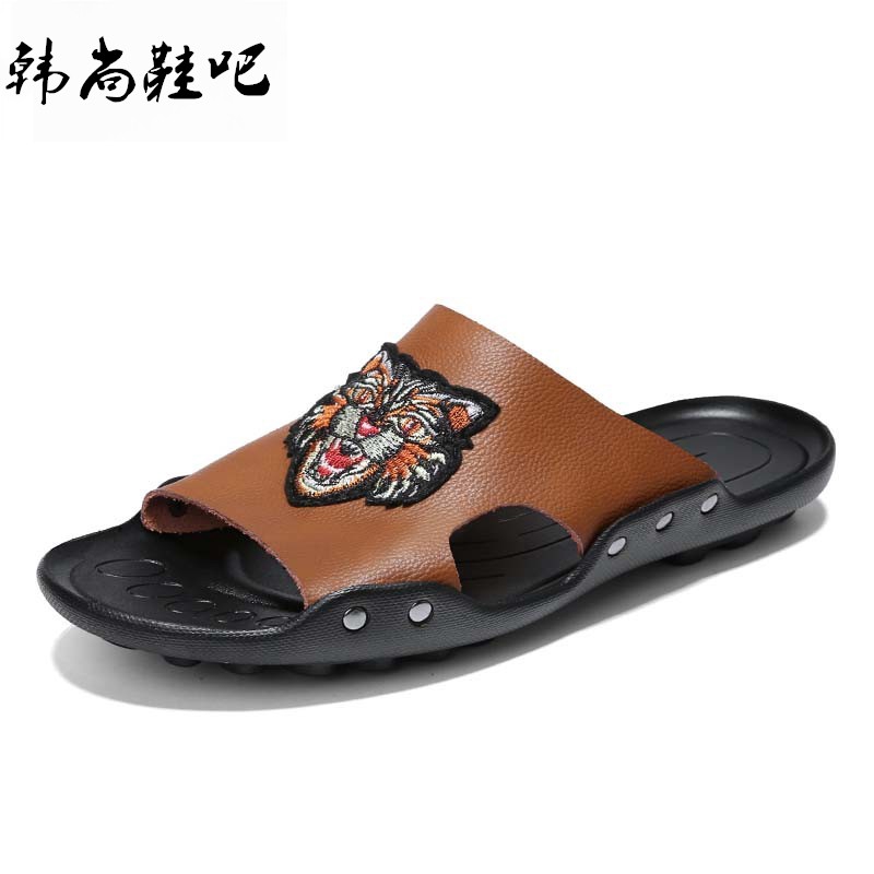 dép sandal da mềm cho nam