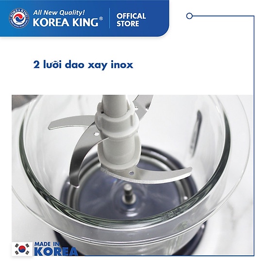 [Xuất xứ Hàn Quốc] Máy xay thịt Korea King PMC-15B/R/G công suất 450W