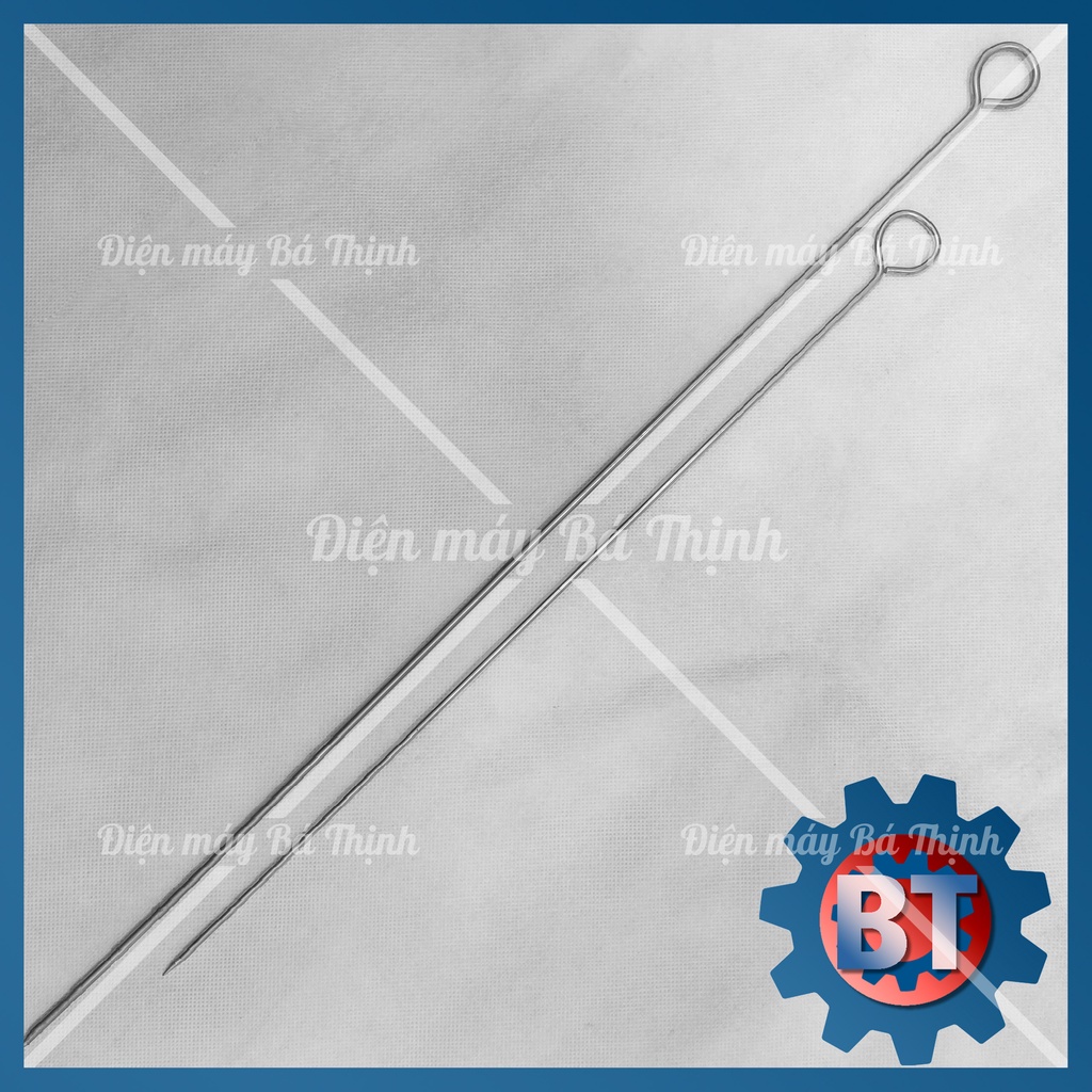 Xiên nướng thịt INOX 304 cao cấp 45cm 60cm