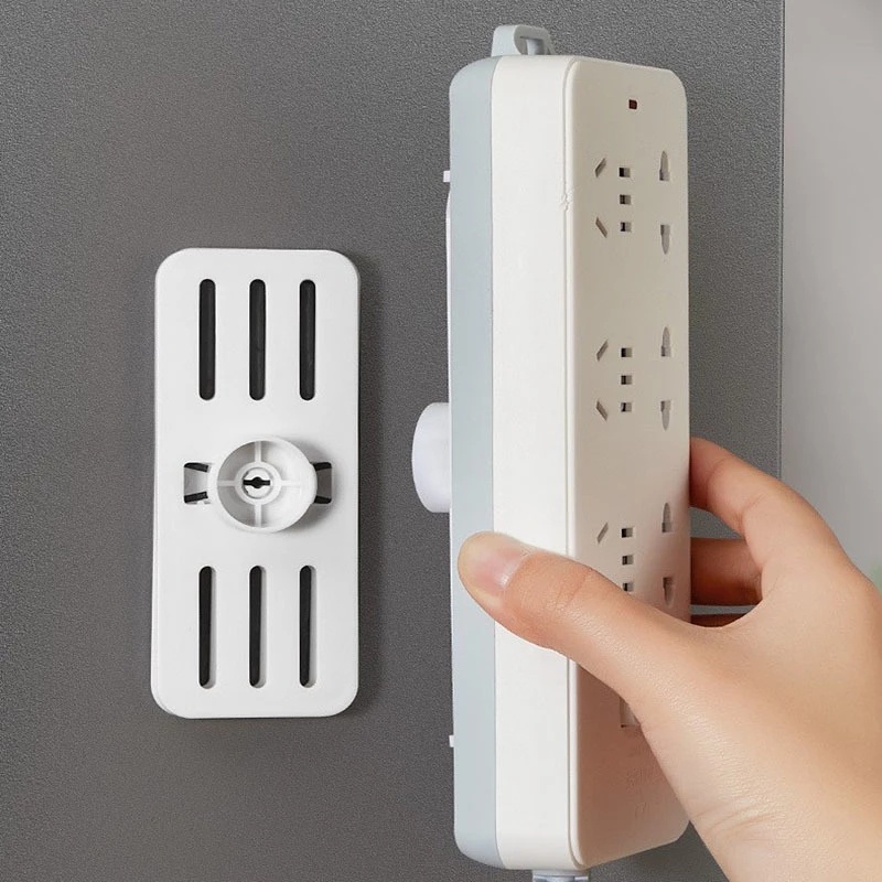 1 Giá Đỡ Ổ Cắm Điện/Bộ Định Tuyến Chịu Lực Xoay 360 Độ Gắn Tường Sáng Tạo