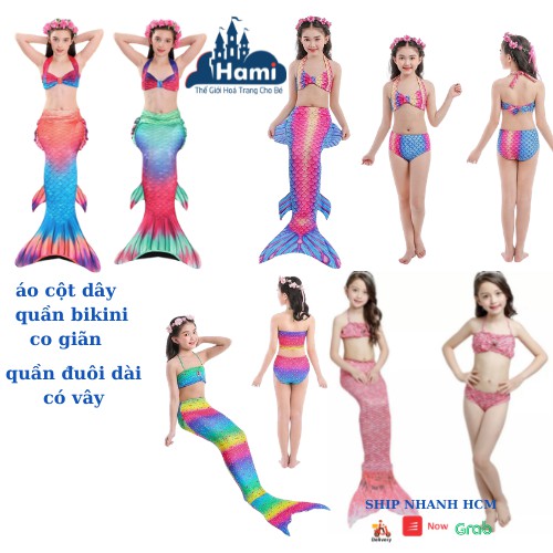 Bộ đồ bơi nàng tiên cá cho bé gái