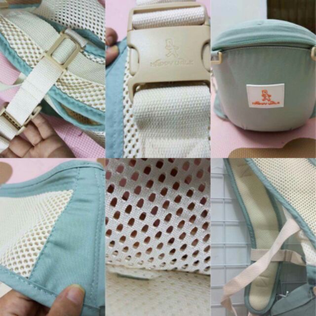 Địu happy walk siêu thoáng khí mã 809