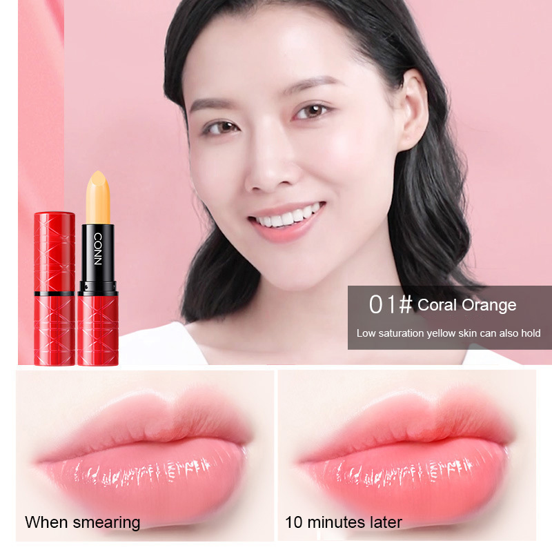 【Ready Stock】 Waterproof Long Lasting Nutritious Lip Balm Lips Moisturizer, Magic Temperature Color Change Lipstick For Women 【queen2019】