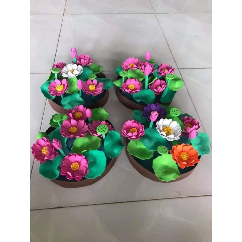 Ao Sen bằng xốp mầm non