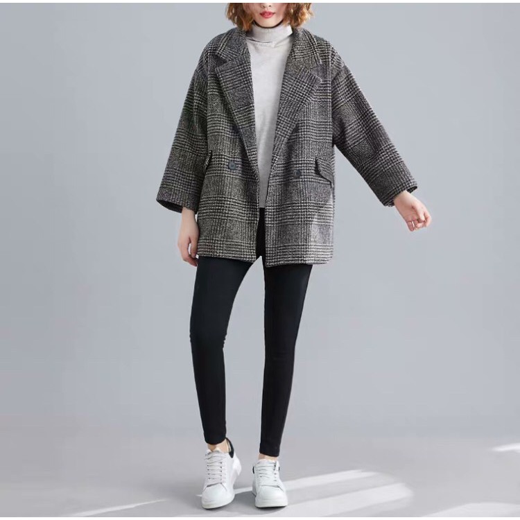 [Mã WAINCU20 hoàn 20% xu đơn 99k] Áo Blazer dạ [HOTTREND] Áo vest dạ, dáng rộng, chất liệu dày dặn, dễ phối đồ | BigBuy360 - bigbuy360.vn