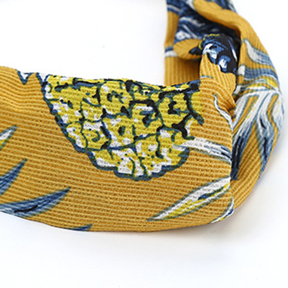 Băng Đô Cài Tóc Co Giãn In Họa Tiết Thời Trang Cho Nữ