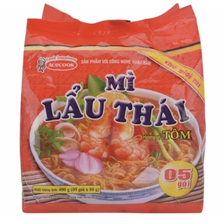 Mì Lẩu Thái Tôm Acecook (80G x 5 Gói)