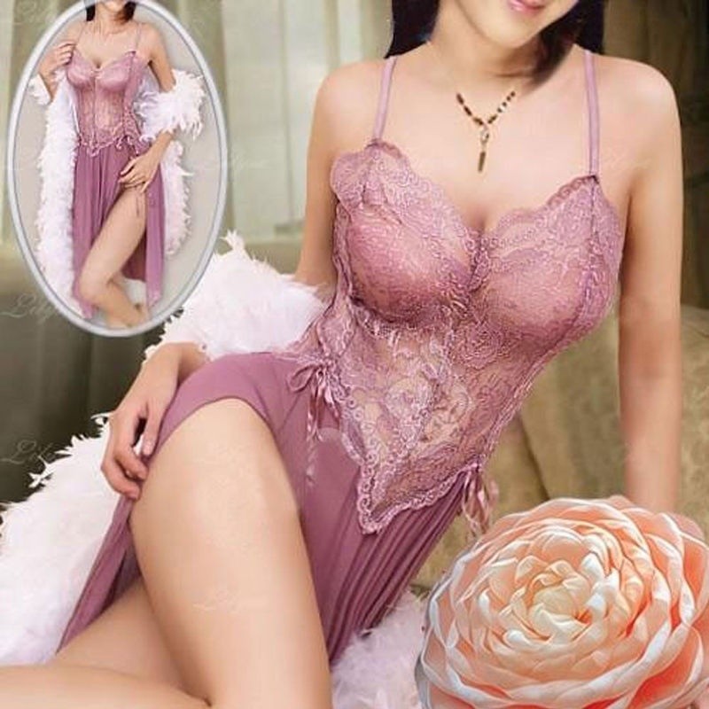☛☏❤Comfortable Sexy Ladies Lingerie Sleepwear Women G-string Underwear Night Dress