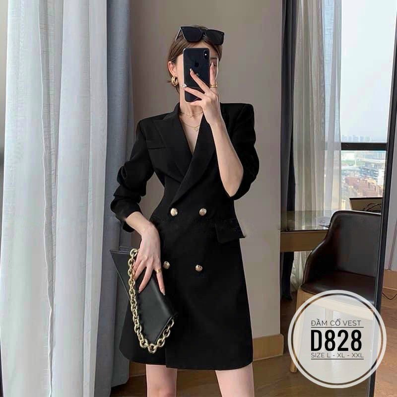 Đầm cổ Vét Big Size(55_100kg)