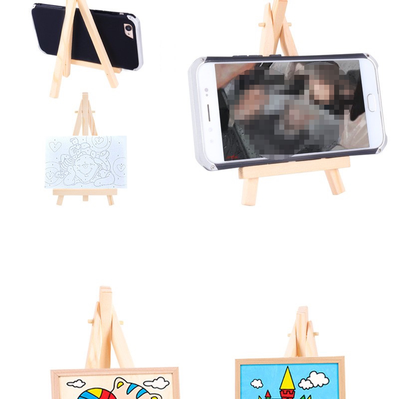 Giá vẽ khung gỗ mini gấp gọn tiện lợi