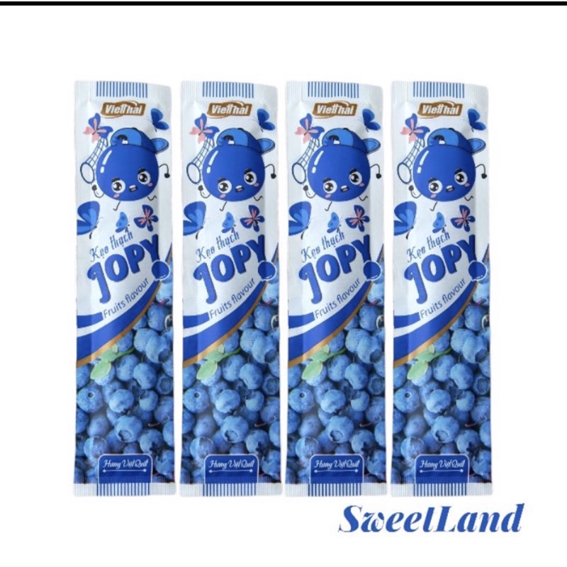 Kẹo Thạch trái cây JOPY Việt Thái túi 24 thanh 770g