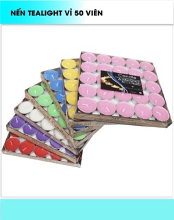 Nến tealight trang trí ( set 10 viên)