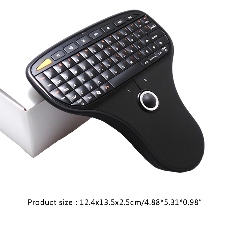 Remote Điều Khiển Chuột Đa Phương Tiện Không Dây Mini 0 75 InTrackball 2 4GHz