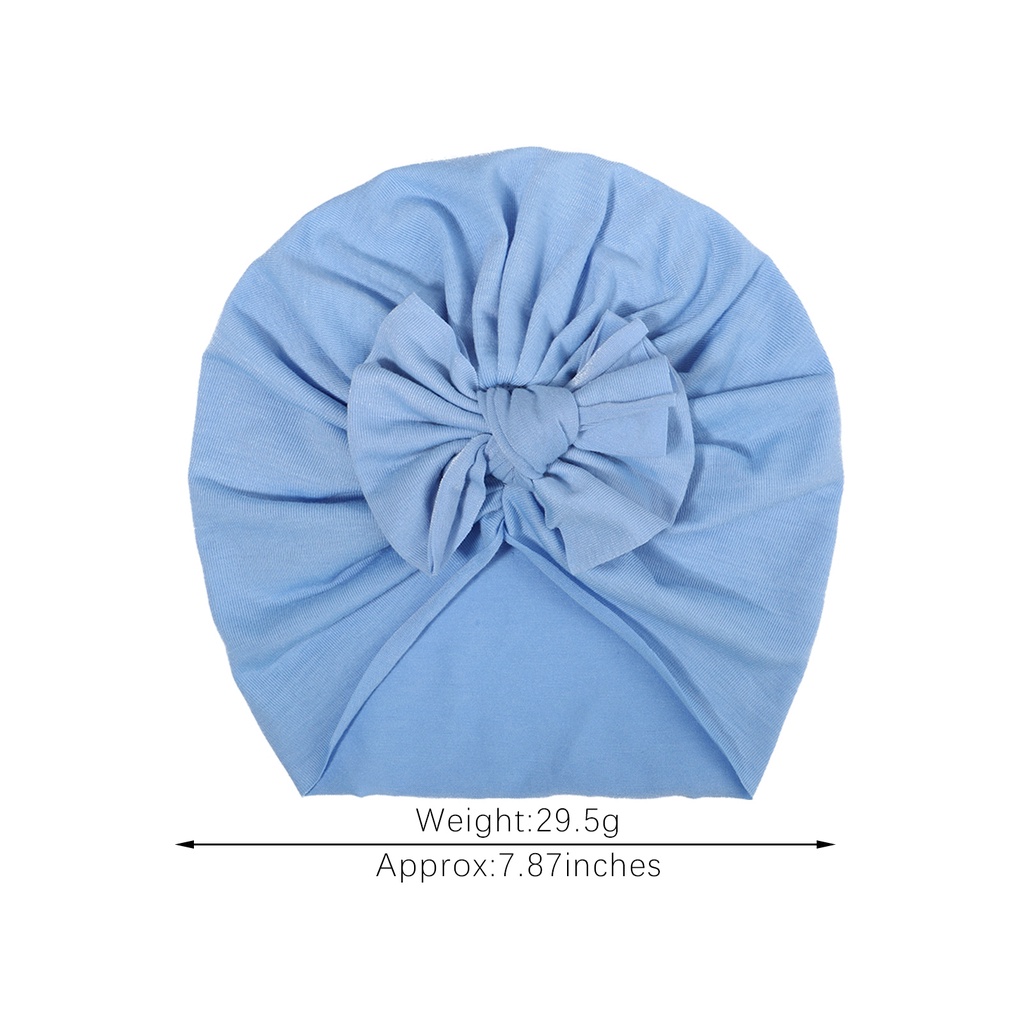 Nón trùm đầu KIDSBOWS vải lụa sữa co giãn thời trang mùa hè xinh xắn 14 màu sắc khác nhau cho bé gái
