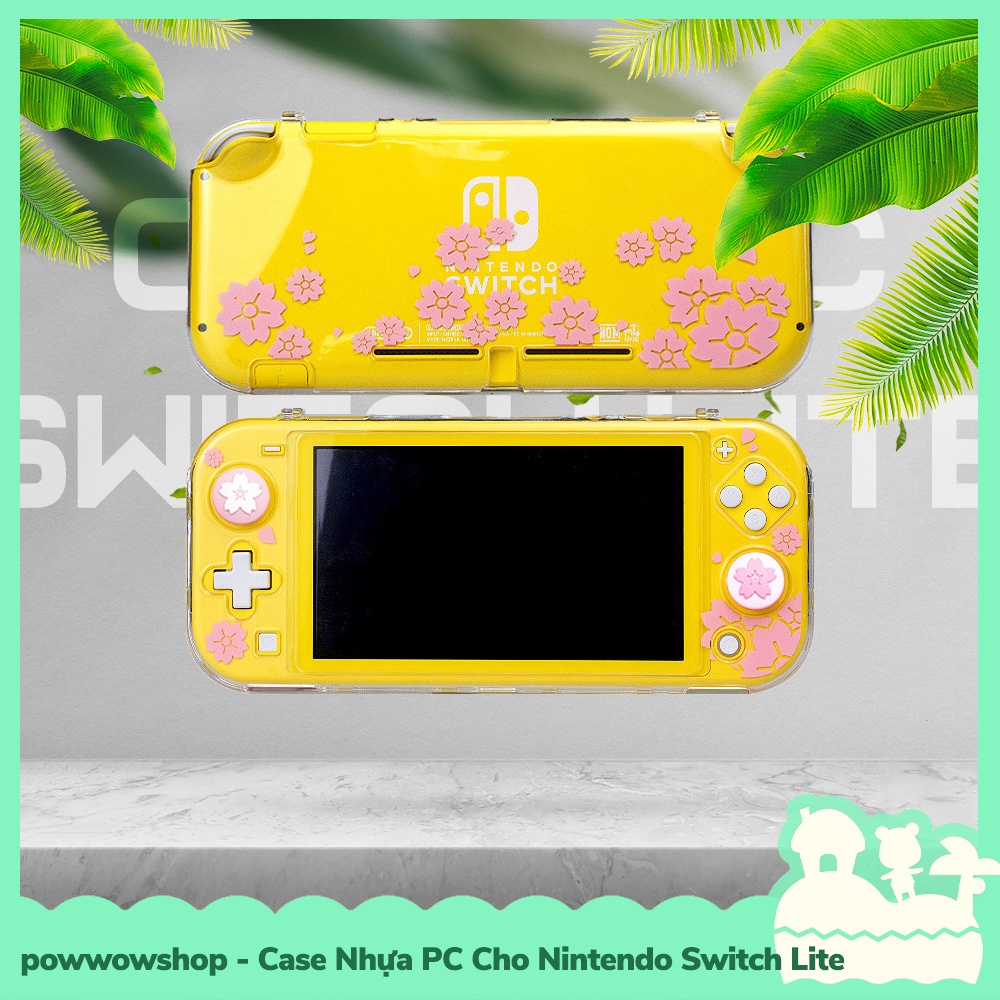 [Sẵn VN - Hỏa Tốc] Phụ Kiện Case Ốp PC Nhựa Cứng + 2pcs Bọc Analog Cho Máy Game Nintendo Switch Lite Cute Themes